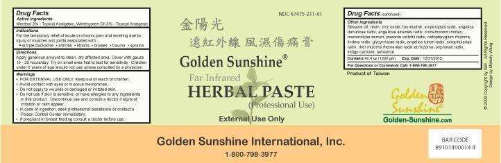 Golden Sunshine Far Infrared Herbal